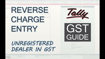 GST in Tally | Reverse Charge on Purchase from Unregistered Dealer | Reverse Charge in GST