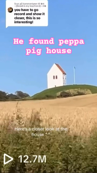 Peppa pig house irl😱🐷🐽