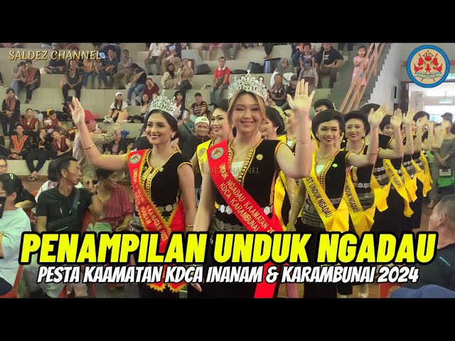 PENAMPILAN UNDUK NGADAU | PESTA KAAMATAN INANAM & KARAMBUNAI 2024 #travel #sabah #kdca class=