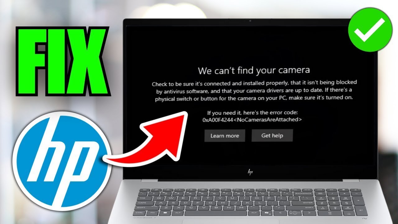 Как исправить проблему с неработающей камерой на ноутбуке HP под управлением Windows 11