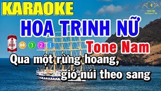 Hoa Trinh Nữ Karaoke Tone Nam Nhạc Sống Trọng Hiếu