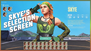 VALORANT : SKYE SELECTION ANIMATION + ALL ABILITIES SHOWCASE