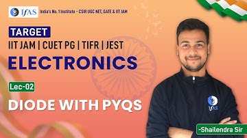 DIODE with PYQs | ELECTRONICS | IITJAM | CUET PG | L-2