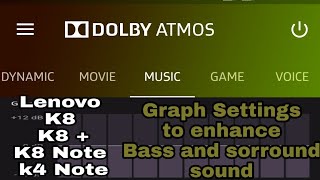 Enhance Dolby Atmos sound | Rich Bass Graph settings Enhance Dolby Atmos sound | Rich Bass Graph settings