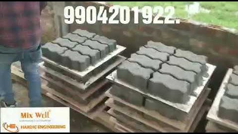 Automatic zig zag paver block making machine in assam.