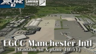 Lr Research Egcc Manchester International Coming In X-Plane 10.51