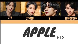 HOW WOULD  BTS VOCAL LINE                               SING 'APPLE' BY G FRIEND
