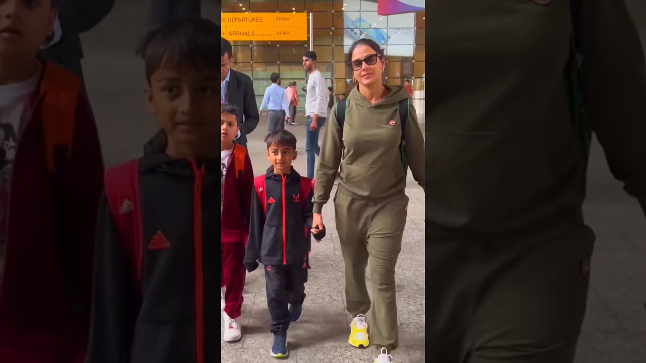 Ritesh Deshmukh Genelia Deshmukh Mumbai Airport family Spotted 