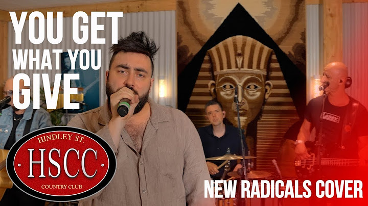 You Get What You Give Cover version - Cover performance video thumbnail