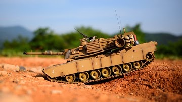RC Tank M1A2 Abrams 1/16 Scale | Modern US Army Beast In Action | Epic Test Drive