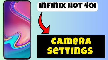 Camera settings infinix Hot 40i || How to change camera settings || Camera options