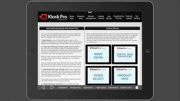Kiosk Pro Settings: Fix Window to Viewport