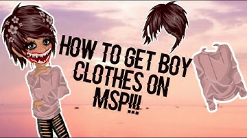How To Glitch Boy Clothes On Msp // No Charles!