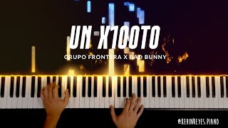 Grupo Frontera x Bad Bunny - un x100to Piano Cover Tutorial