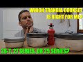 Comparing the Trangia 25, 27, and 28 Series Cook Sets