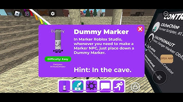 How to find Dummy marker in find the markers in Roblox