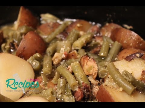 Southern Green Beans, Bacon, and Potatoes - I Heart Recipes