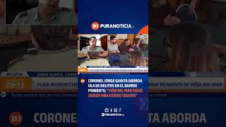 Coronel Jorge Guaita aborda ola de delitos en el barrio poniente