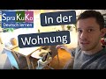Deutsch lernen - In der Wohnung - Wortschatz Möbel / Einrichtungsgegenstände