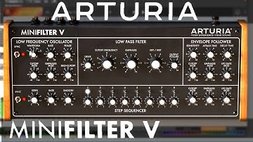 How to use Arturia MiniFilter V