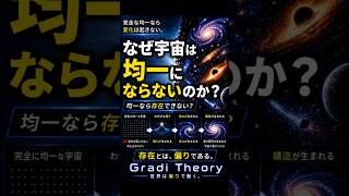 なぜ宇宙は均一にならないのか？｜Gradi Theory #shorts