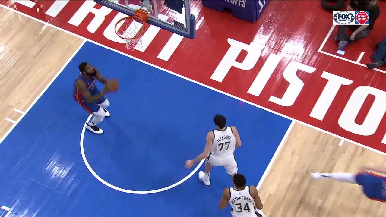 NBA, playoff 2019, Bucks vs. Pistons, Round 1, Game 3, Move 11, Blake