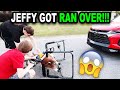 😱 JEFFY GOT RAN OVER!!! 😱 *BTS*