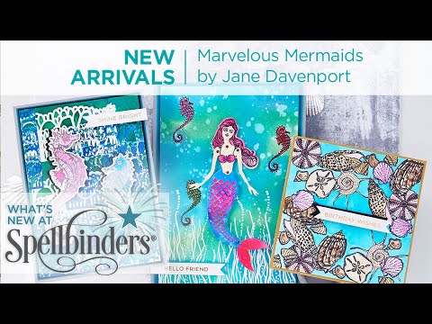  Spellbinders Jane Davenport Squid Mermaid Eyes Hybrid Ink Pad :  Arts, Crafts & Sewing