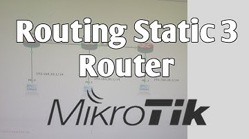 Routing Static 3 Router Mikrotik GNS3