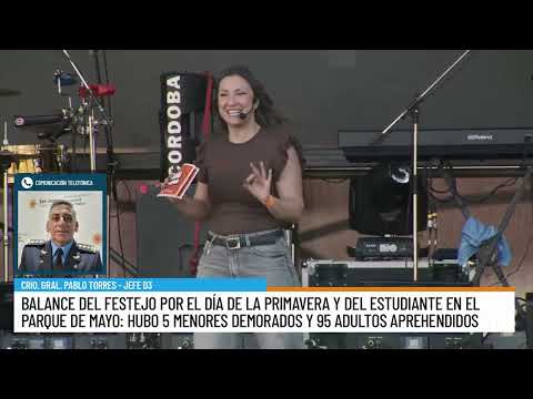 Youth Fest: 100 people apprehended during the celebrations at Parque de Mayo - Commissioner Pablo...
