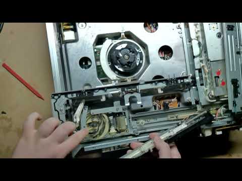 Accessing The Loading Belt On A National DP 350 800 930 VHD Player 