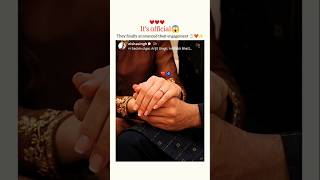 it's official?😱😳#avinashmishra#eishasingh#engagement#youtubeshorts#couple#bollywoodtrend