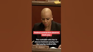 Federal contractors deserve back pay.