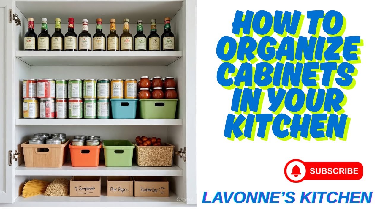 How to Organize Kitchen Cabinets With Food: Expert Tips