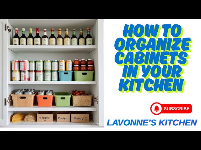 How to Organize My Kitchen Cabinets: Expert Tips
