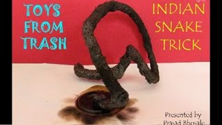 INDIAN SNAKE TRICK - MARATHI - Science behind a popular cracker - YouTube