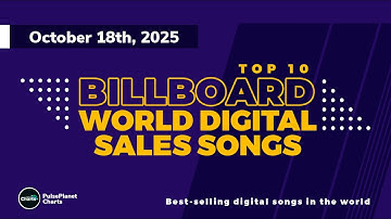 Billboard World Digital Song Sales Top 10 (October 18th, 2025)