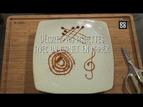 DECORER AVEC CORNET EN PAPIER