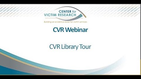 CVR Library Tour
