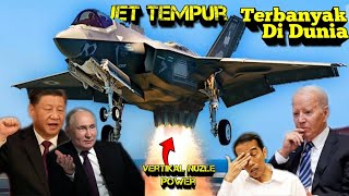 Negara Pemilik Jet Tempur Terbanyak di Dunia!! Indonesia No. Berapa? Ayam Jagonya Nafsuan