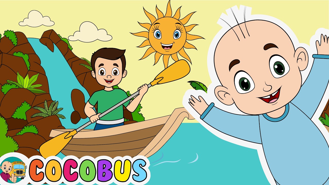 Row Row Row Your Boat Song | Nursery Rhymes & Kids Songs