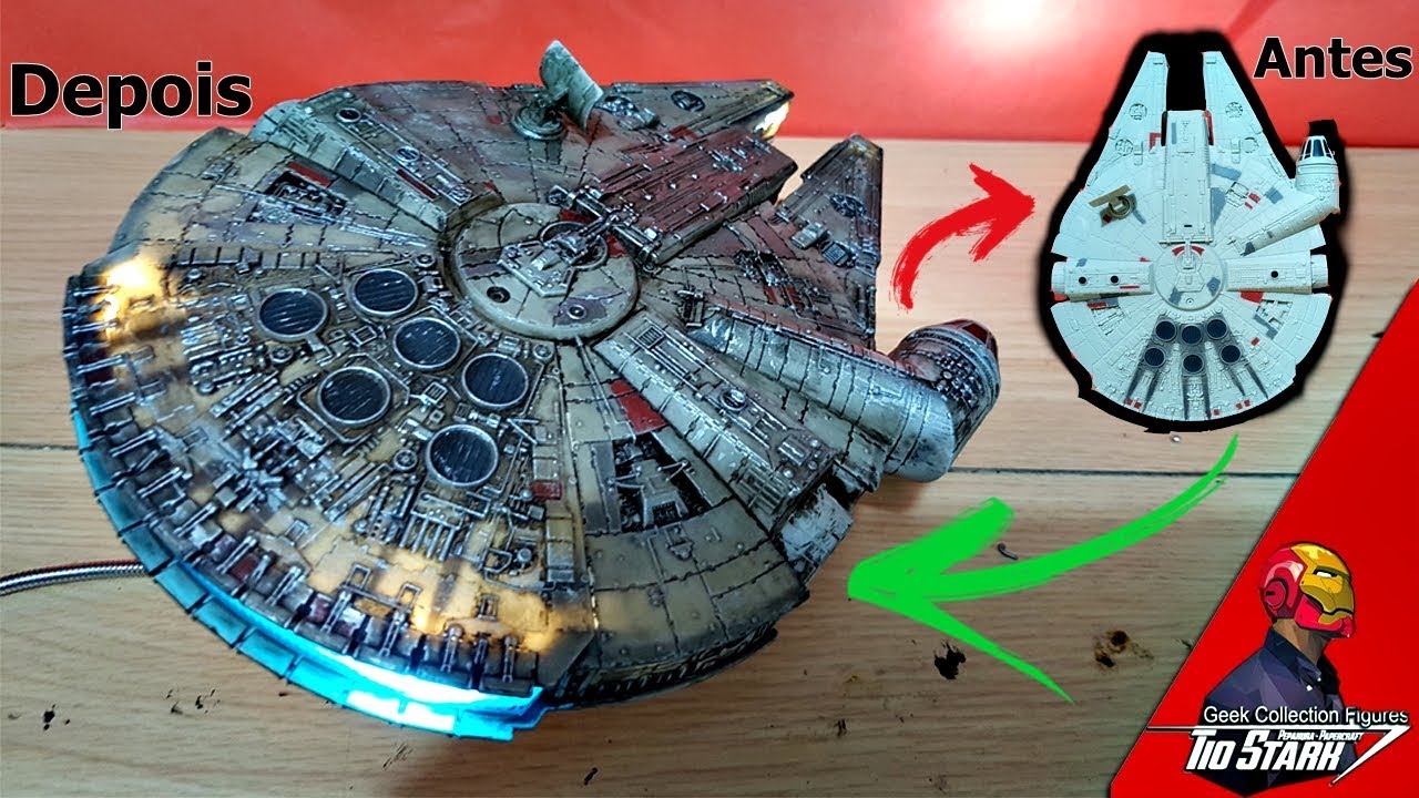 Toy Makeover MILLENIUM FALCON STAR WARS YouTube