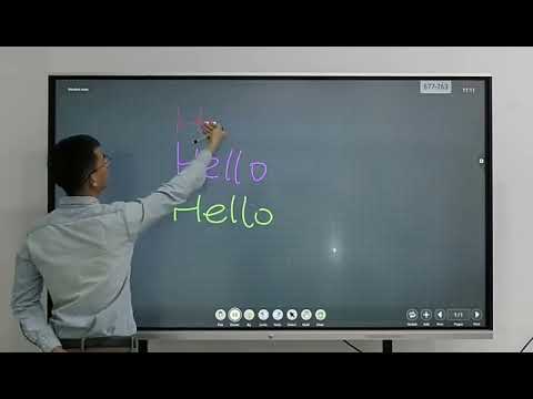 Education Business Interactive Flat Panel 55 65 75 86 98 100inch with HDMI port