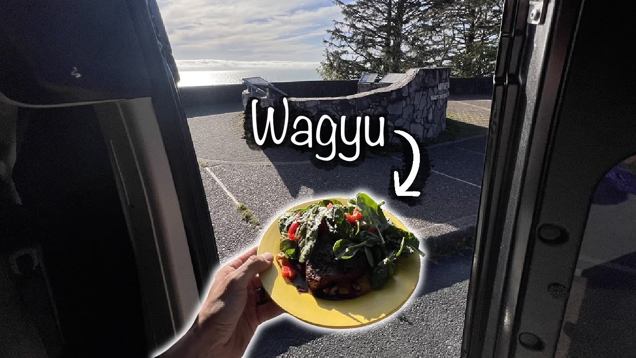 Vanlife Oregon Coast | Cooking Wagyu At A Scenic Viewpoint