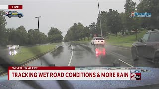 Information Rainy traffic conditions Thursday morning Update