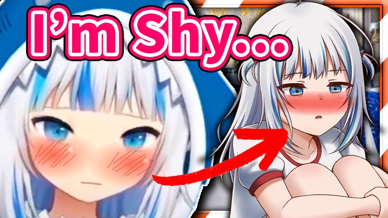 Cute Gura is very SHY and Quiet IRL!