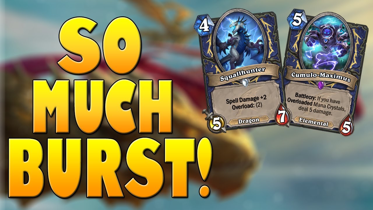 This Burst is INSANE! | Burn Shaman | Descent of Dragons | Hearthstone