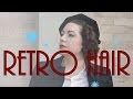 Retro Hair Tutorial- Basic Retro Curls on Bobbed Hair