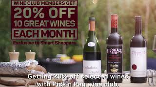 That's Smart! Pick n Pay Wine Club