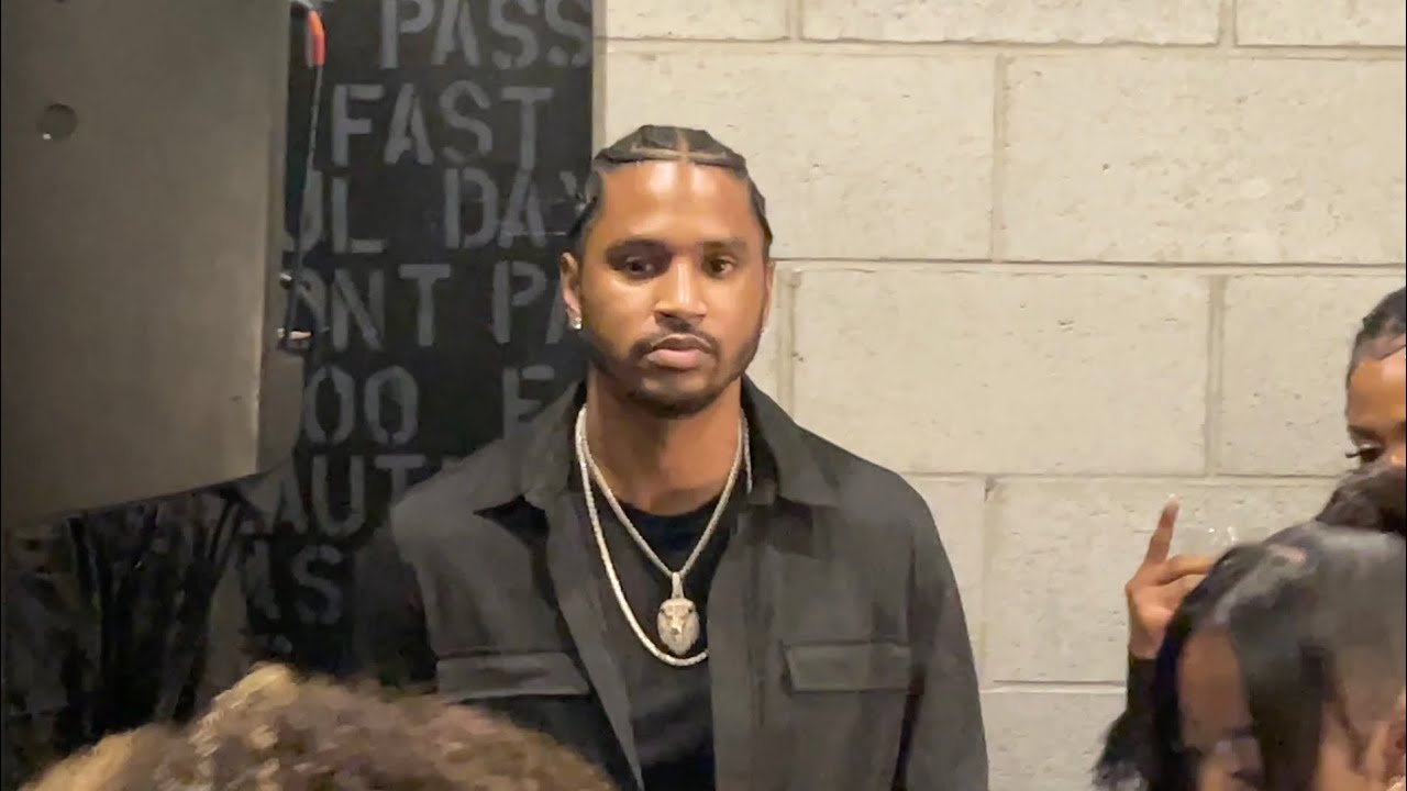 Trey Songz Spotted At The Game's Mansion Party After Being Missing From Social Media Over A Year